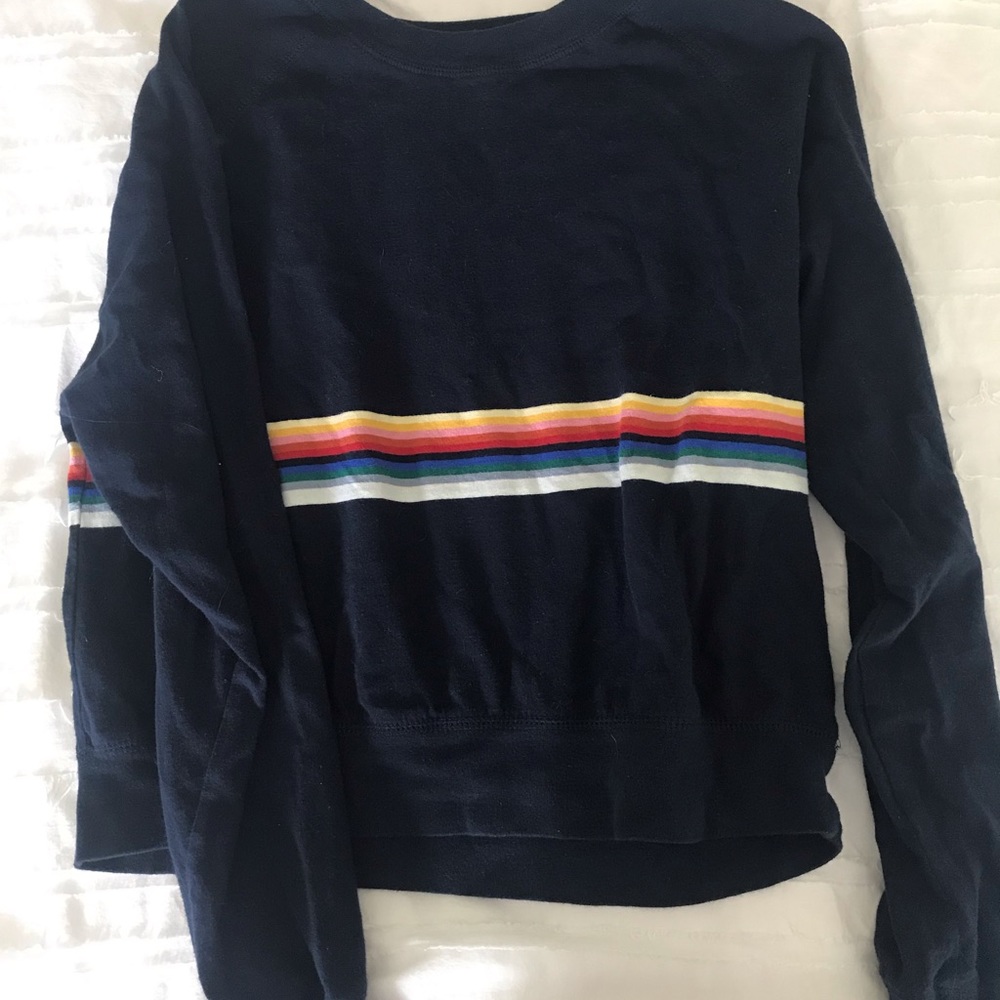 Brandy Melville rainbow long sleeve - Picture 3 of 4